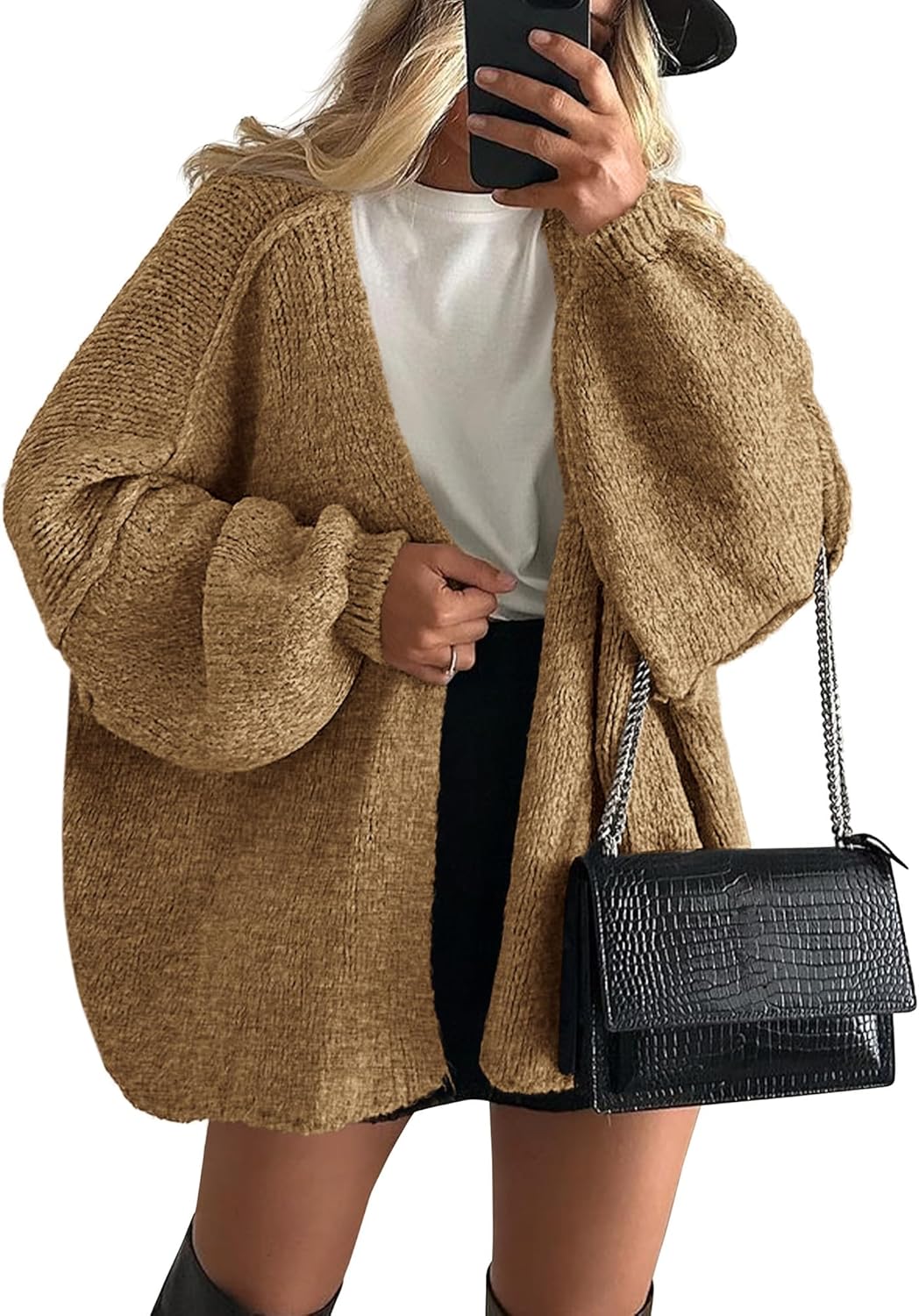 WW | Damen Oversized Strickjacke