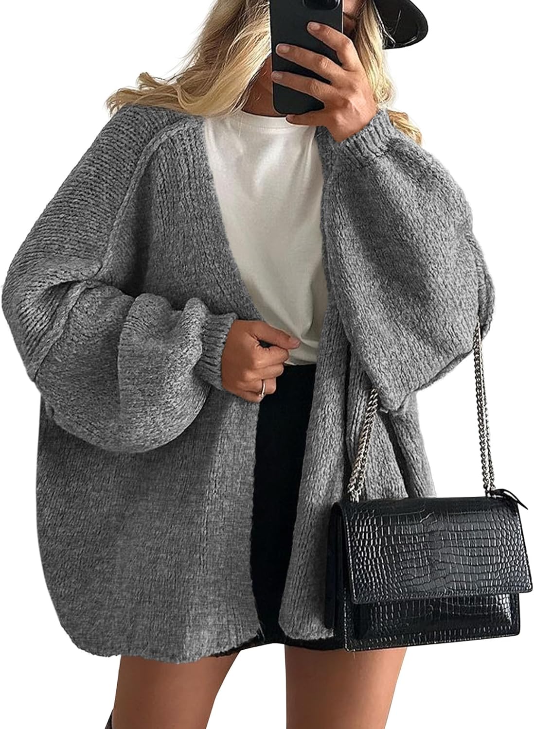 WW | Damen Oversized Strickjacke