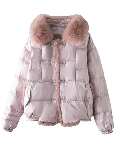 WW | Loose Puffer Jacket Warm & Vintage