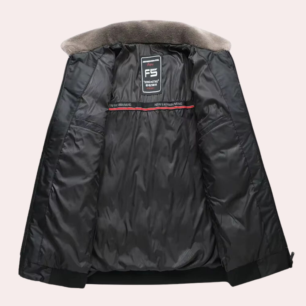 WW | Gepolsterte Winterjacke Für Herren Für Kalte Tage