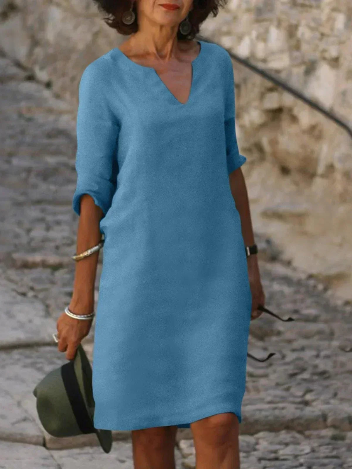 Josette™ – Elegantes Kleid mit V-Ausschnitt