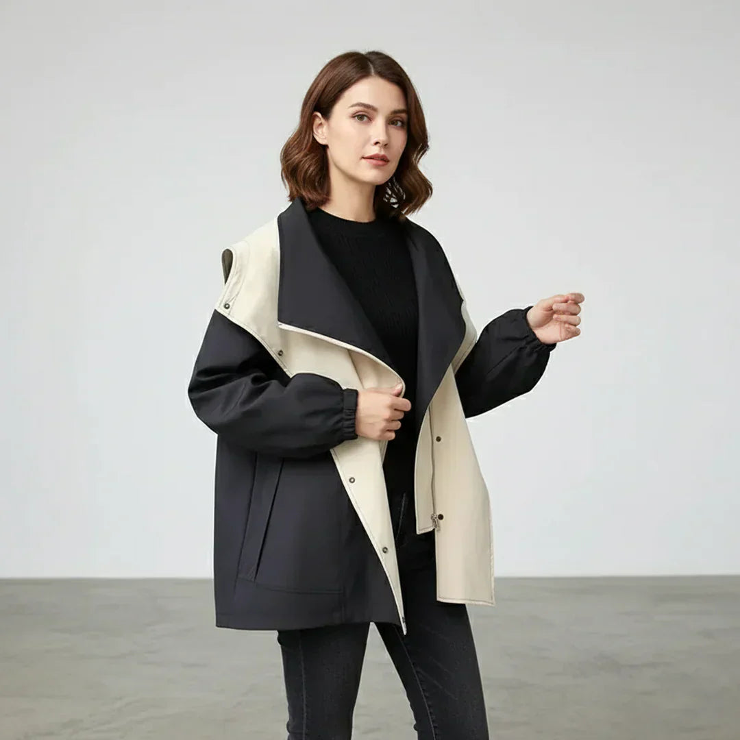 WW | Jacke mit Kapuze Übergröße Herbstjacke Damenjacke