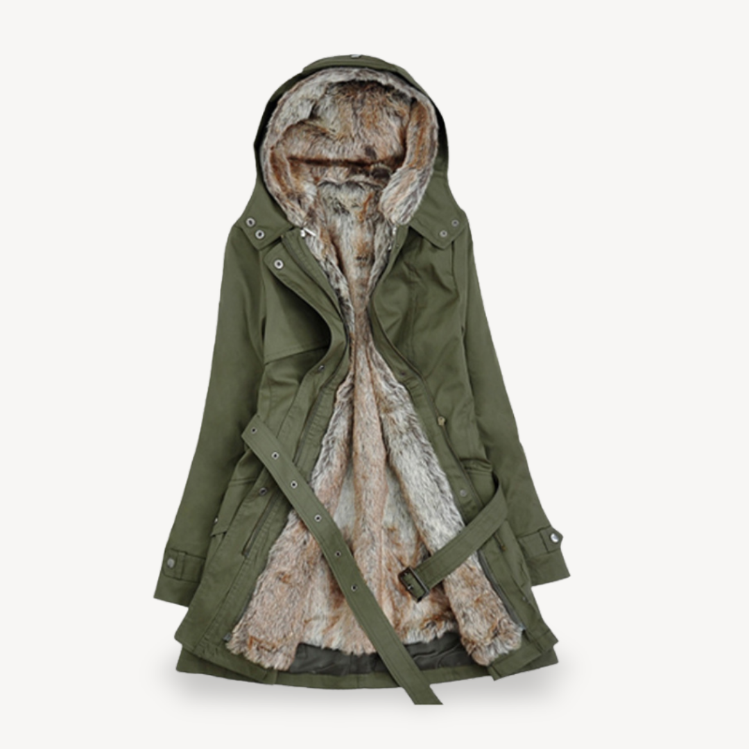 WW | Damen Parka-Jack mit warmer Kunstfellfütterung