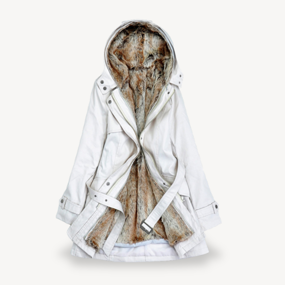 WW | Damen Parka-Jack mit warmer Kunstfellfütterung