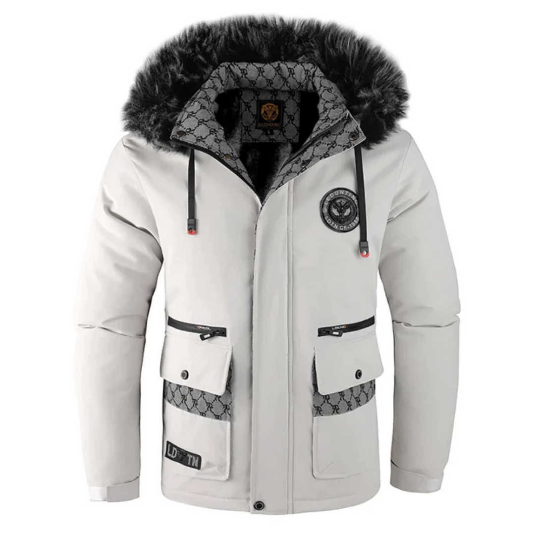 WW | Winterparka mit Kapuze für Herren Warm