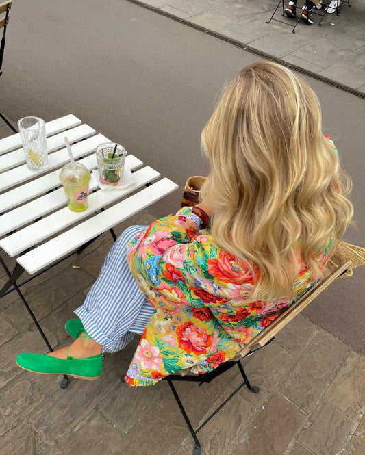 WW | Bunte Jacke mit Floralem Muster Frische Akzente für Jeden Look