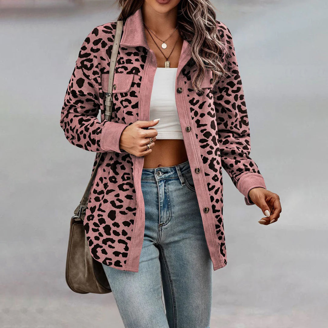 WW | Modische Jacke mit Leopardenmuster
