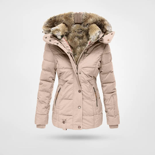 WW - Warm, fashionable winter jacket with lining and hood