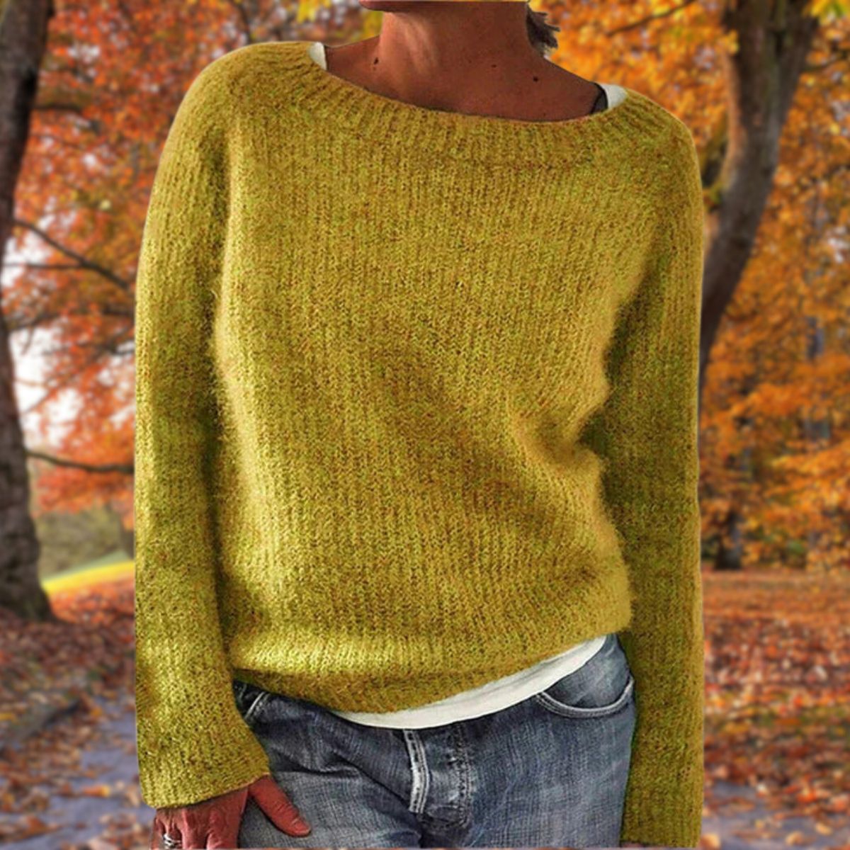 WW | Klassischer Wollpullover - Damenmode