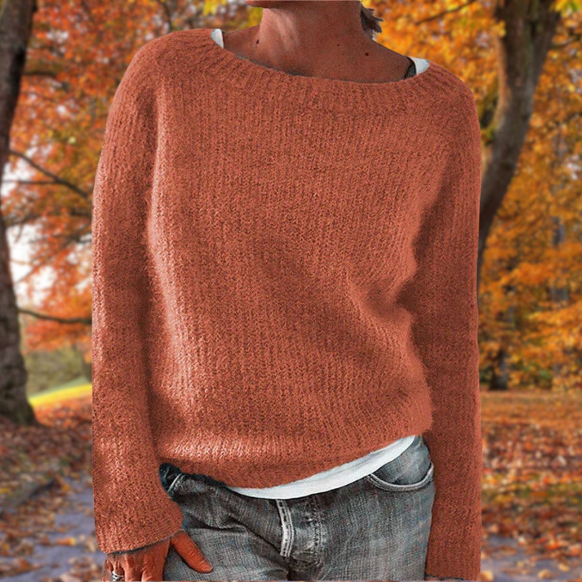 WW | Klassischer Wollpullover - Damenmode