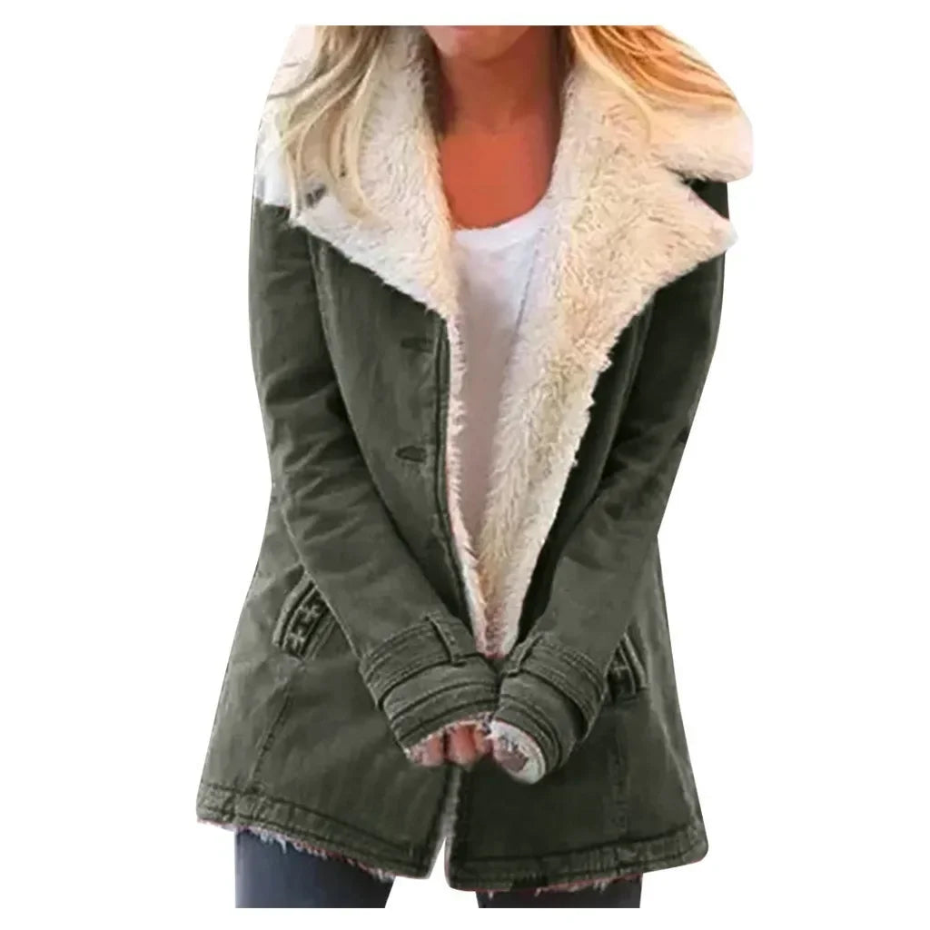 WW | Reversjacke - Damen Parka Winterjacke für Herbst und Winter