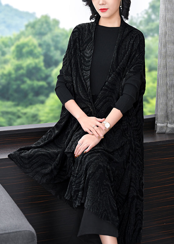 WW | Size Original Cape Style Asymmetrical Wool Coats