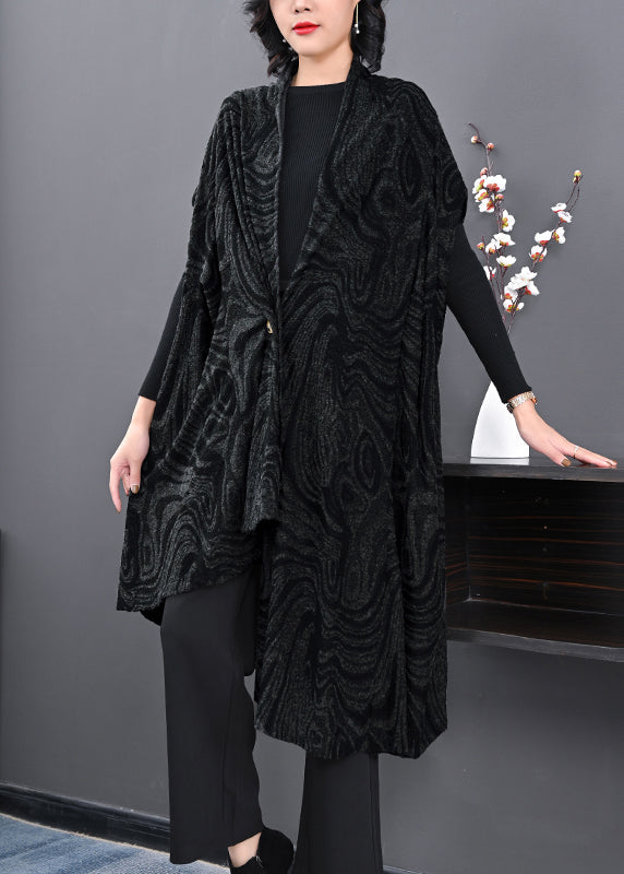 WW | Size Original Cape Style Asymmetrical Wool Coats