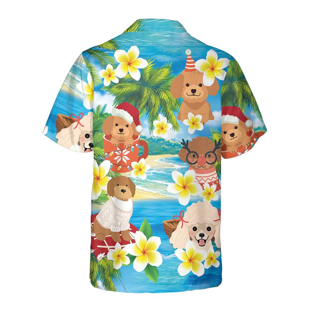 WW | Poodle I Wish You A Merry Christmas Hawaiian Shirt, Christmas Poodle Shirt, Best Christmas Gift Idea