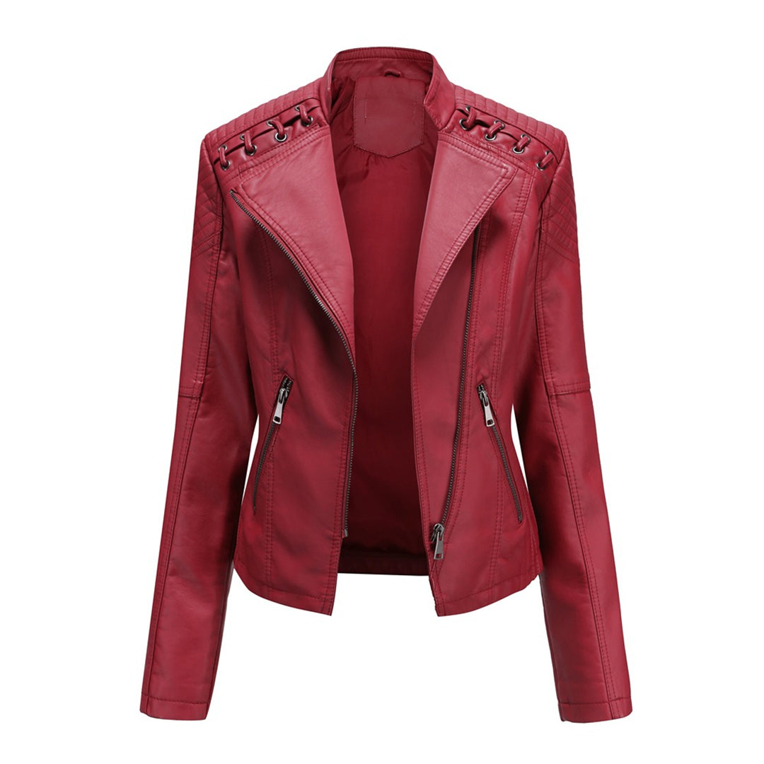 WW | Elegant Leather Jacket for Women