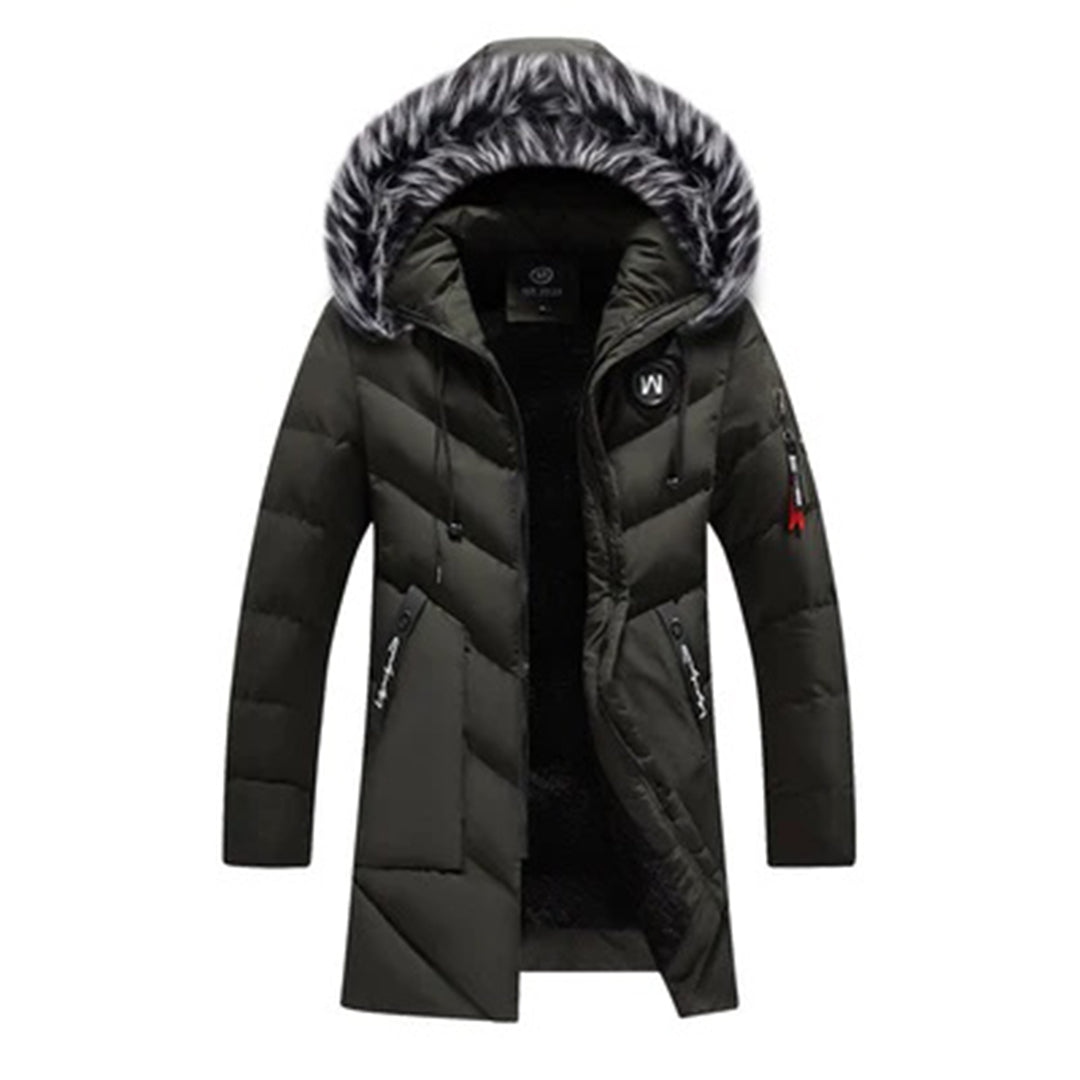 WW | Klassische Warme Winterjacke Für Herren Mit Futter