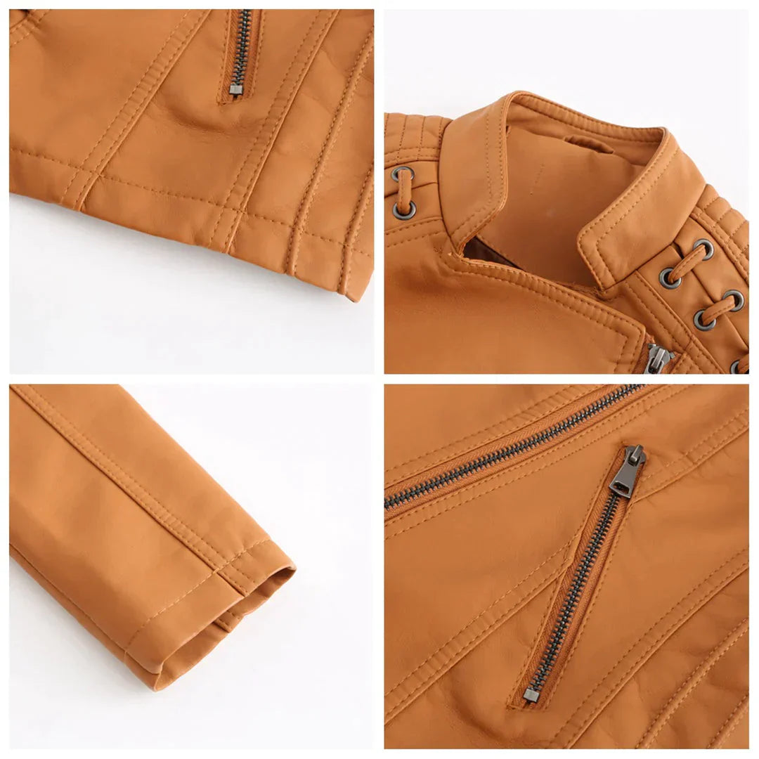 WW | Leather Jacket Stylish & Modern