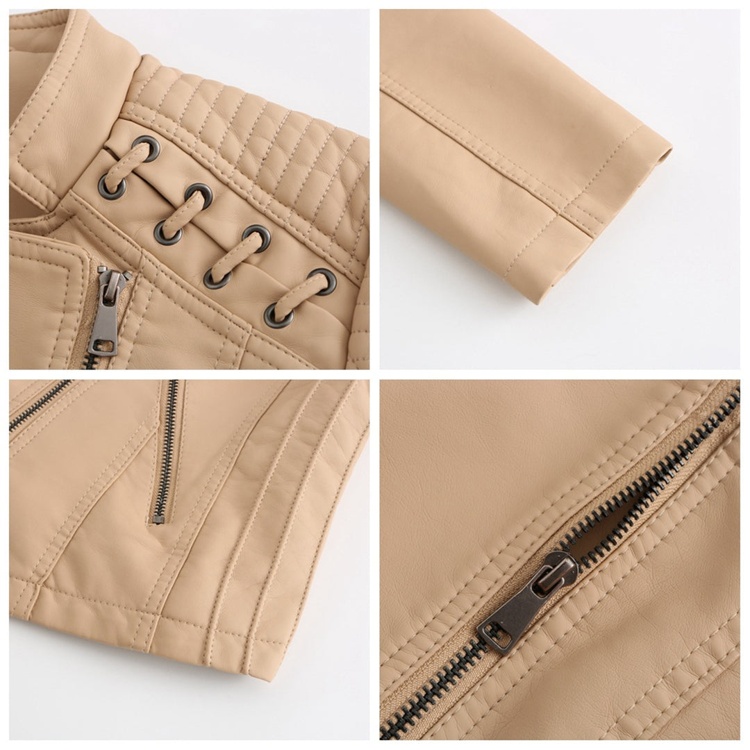 WW | Elegant Leather Jacket for Women