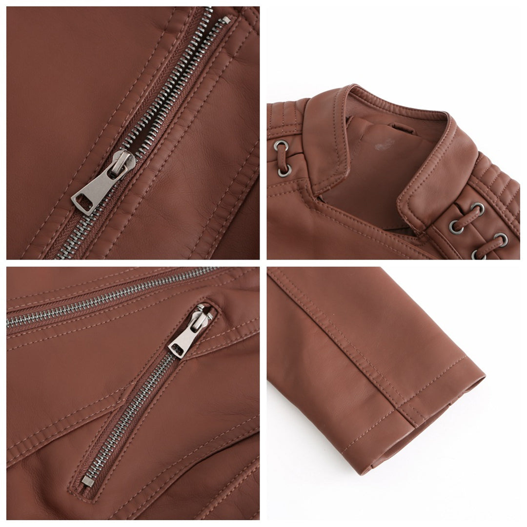WW | Elegant Leather Jacket for Women