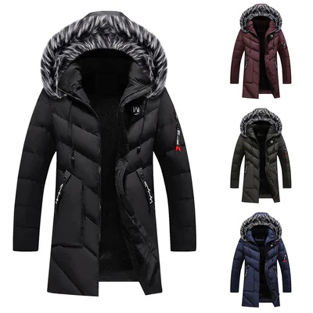 WW | Klassische Warme Winterjacke Für Herren Mit Futter