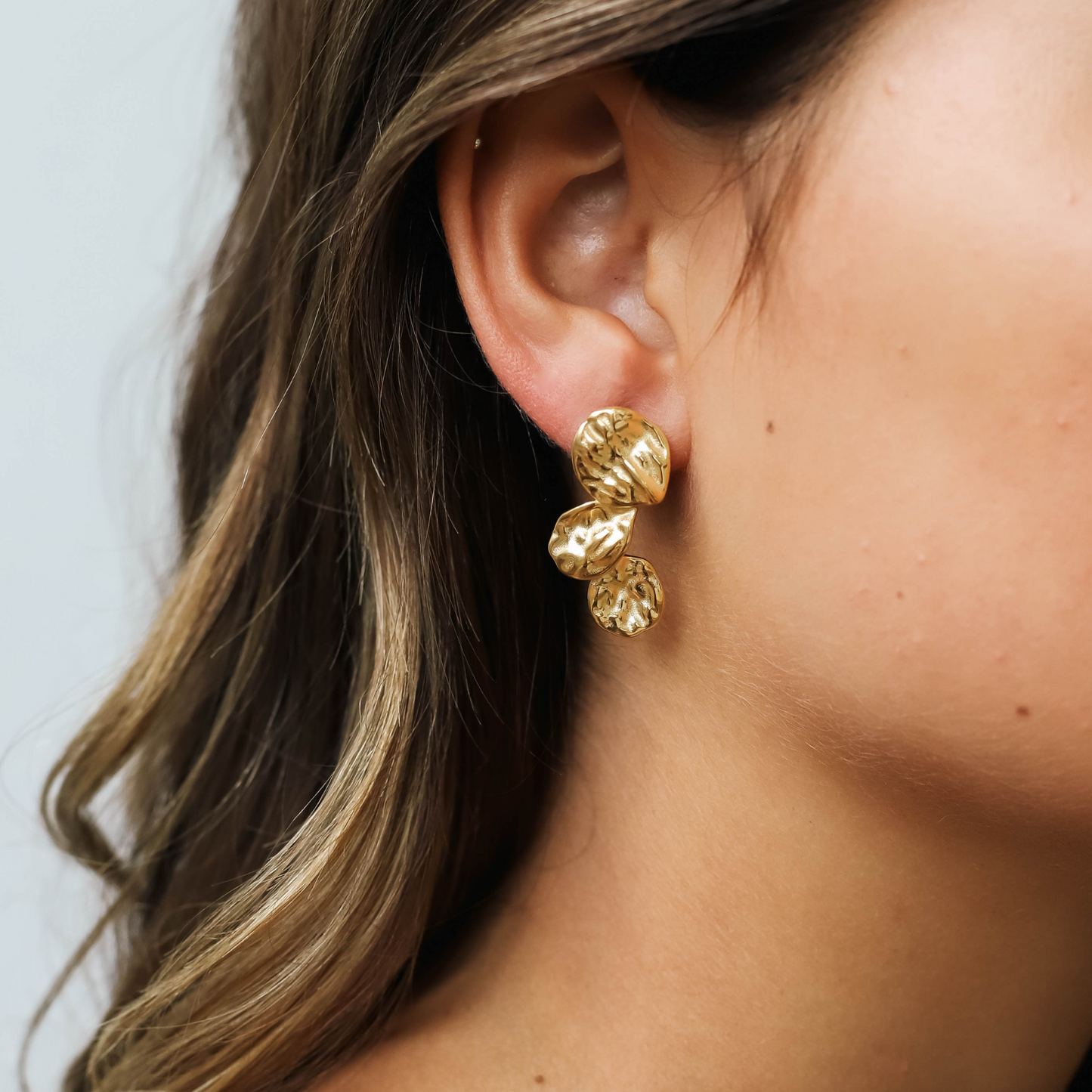 WW | Women's Three-Layer Earrings