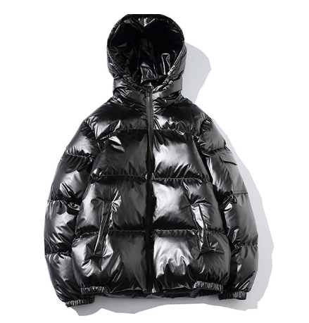 WW | Shiny Hooded Quilted Jacket