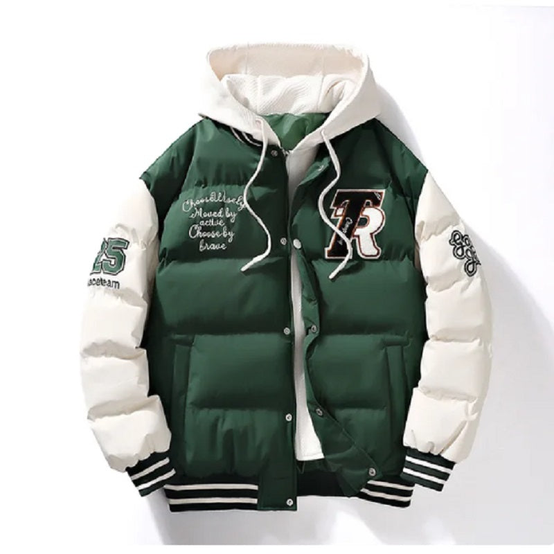 WW | Men's Hooded Baseball Jacket