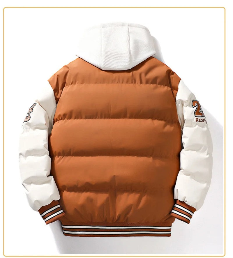 WW | Men's Hooded Baseball Jacket