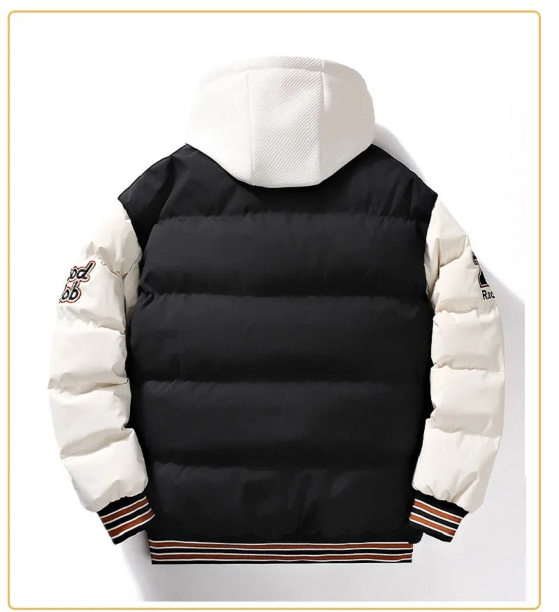WW | Men's Hooded Baseball Jacket
