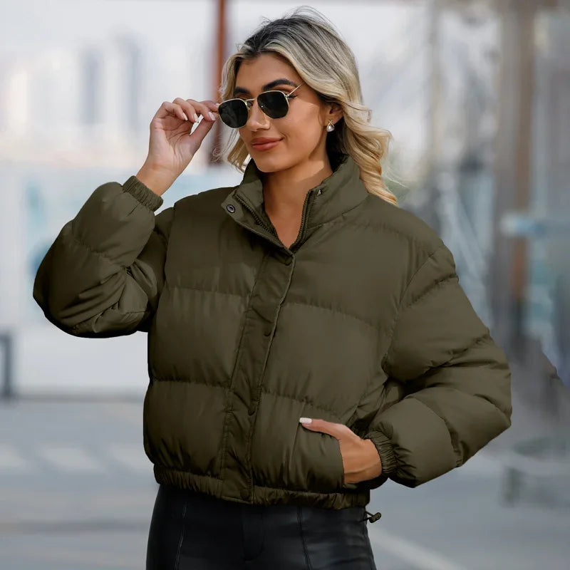 WW | Short Warm Padded Jacket Winter Jacket for Women