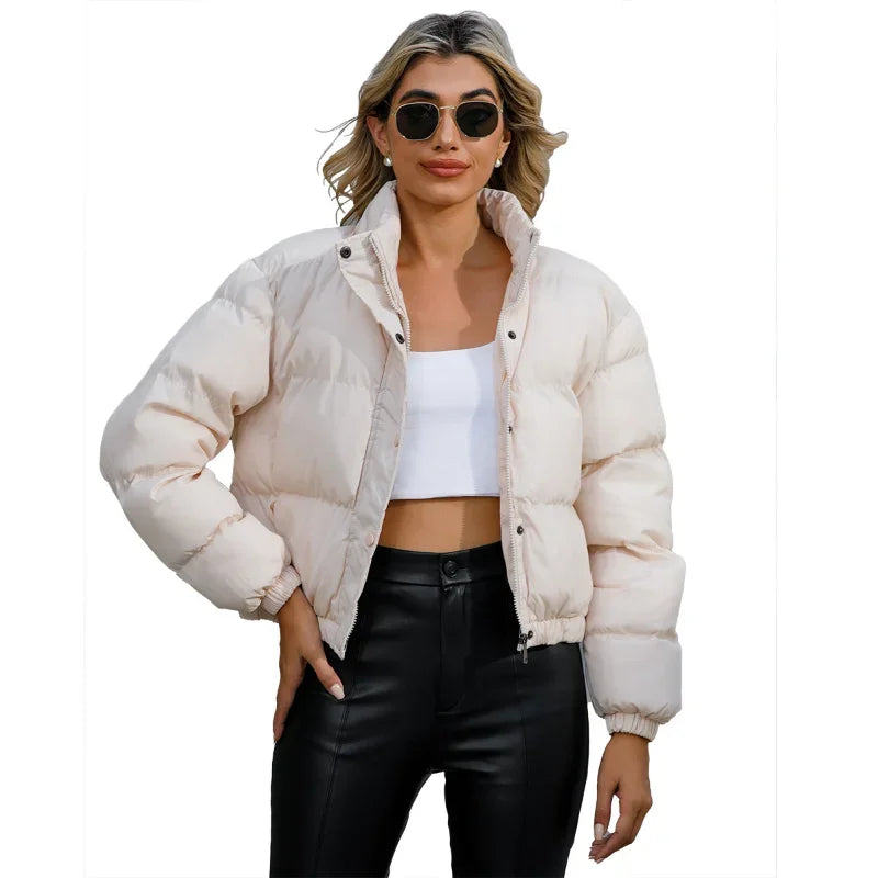 WW | Short Warm Padded Jacket Winter Jacket for Women