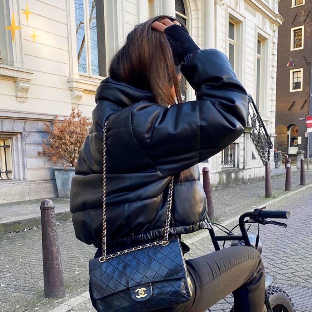 WW | Short Zip-up Winter Down Jacket for Women