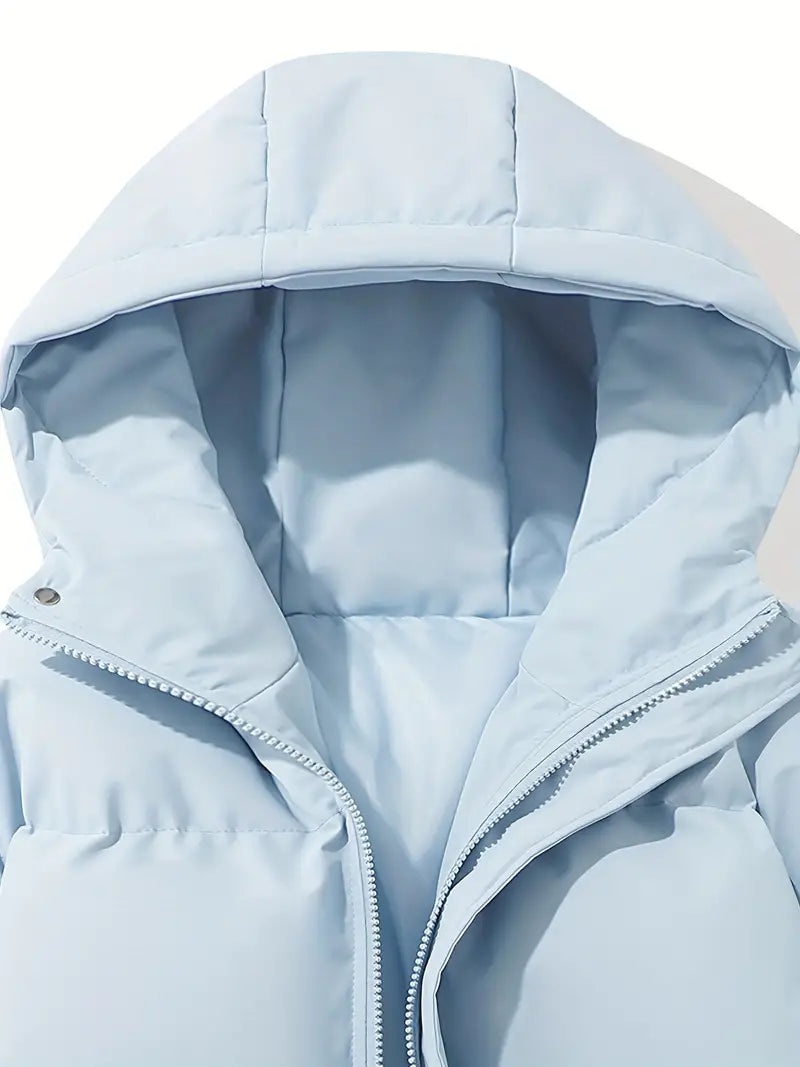 WW | Kapuze Kurz Daunenjacke Winterjacke für Damen