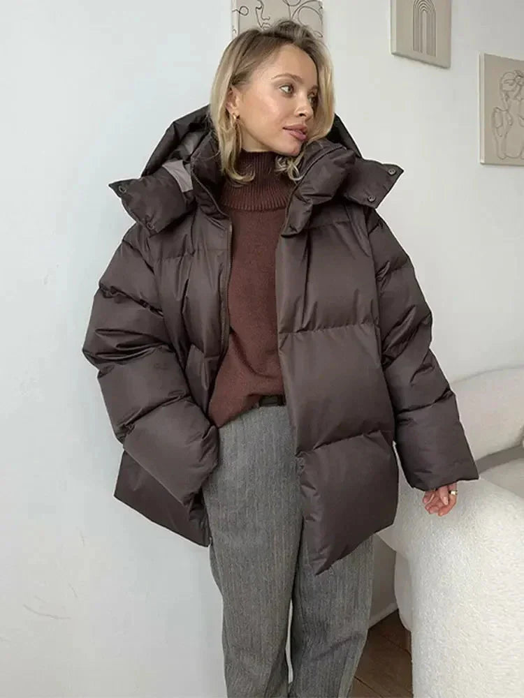 WW | Warm Kapuze Daunenjacke Winterjacke für Frauen