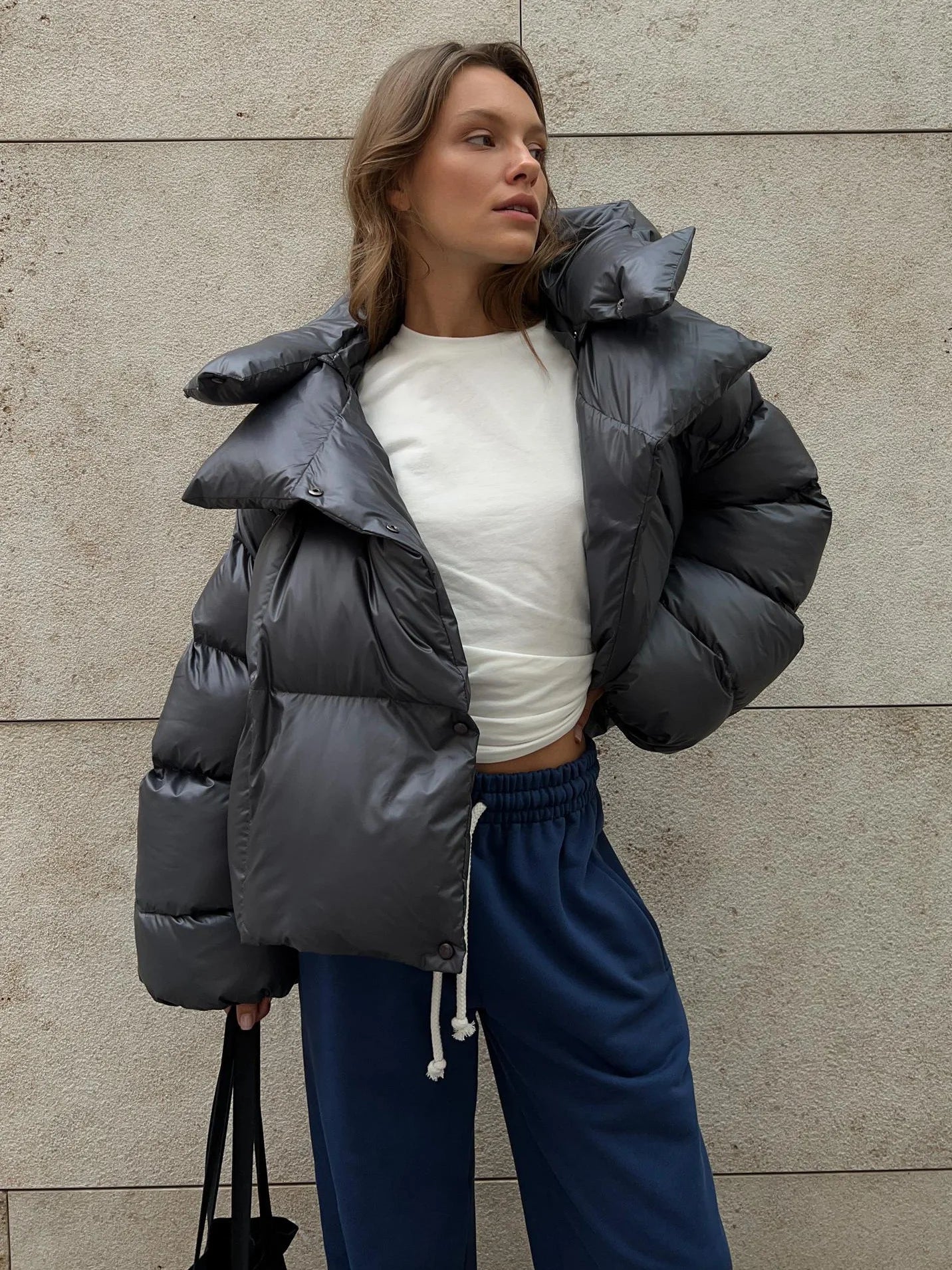 WW | Warm Kapuze Daunenjacke Winterjacken für Damen