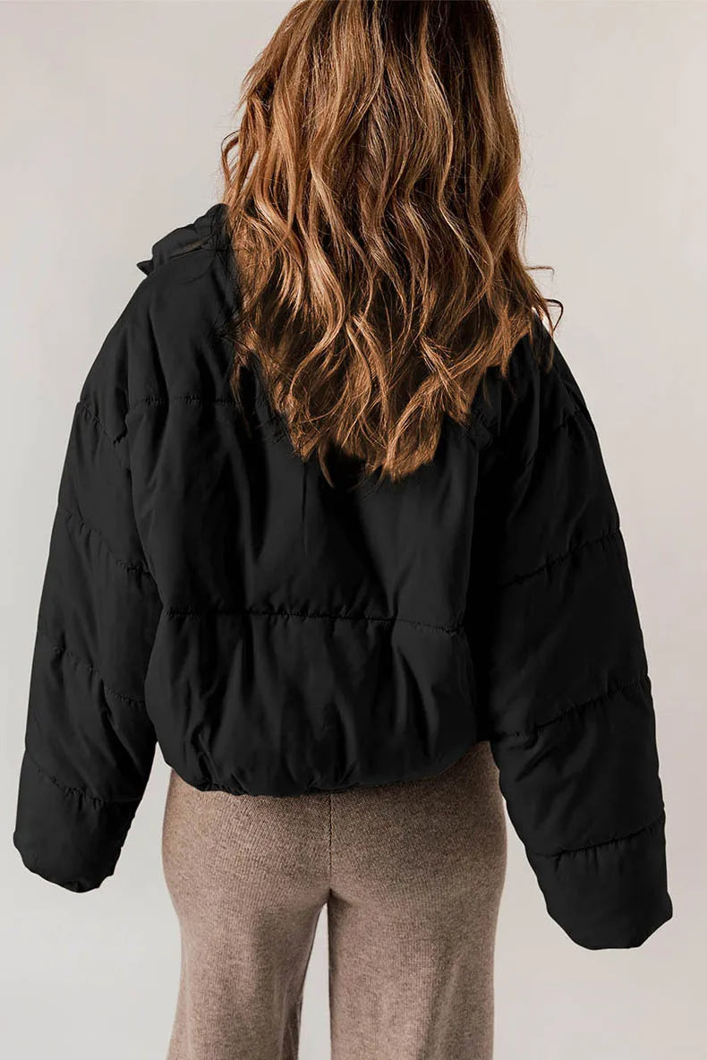 WW | Warm Kurz Wattierte Jacke Winterjacke für Damen
