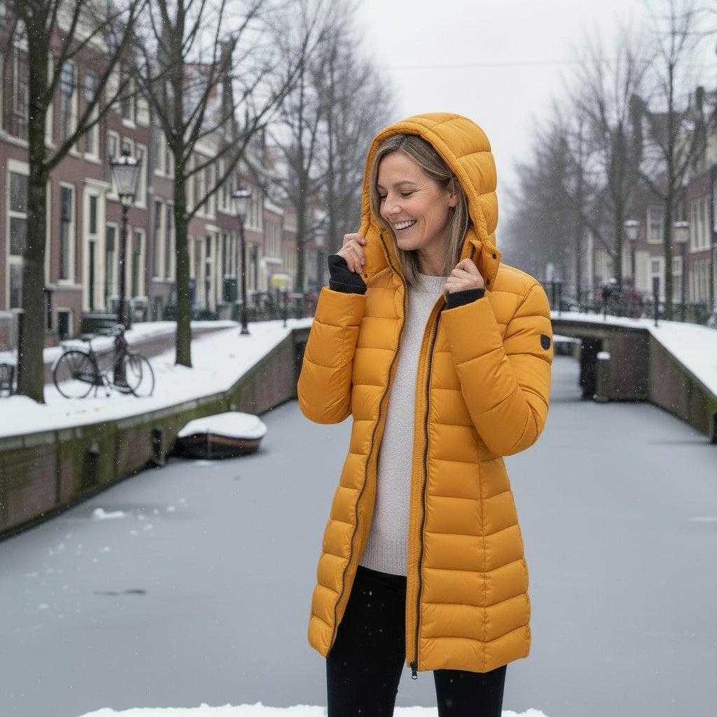 WW | Warm mit Kapuze Daunenjacke Winterjacke für Damen