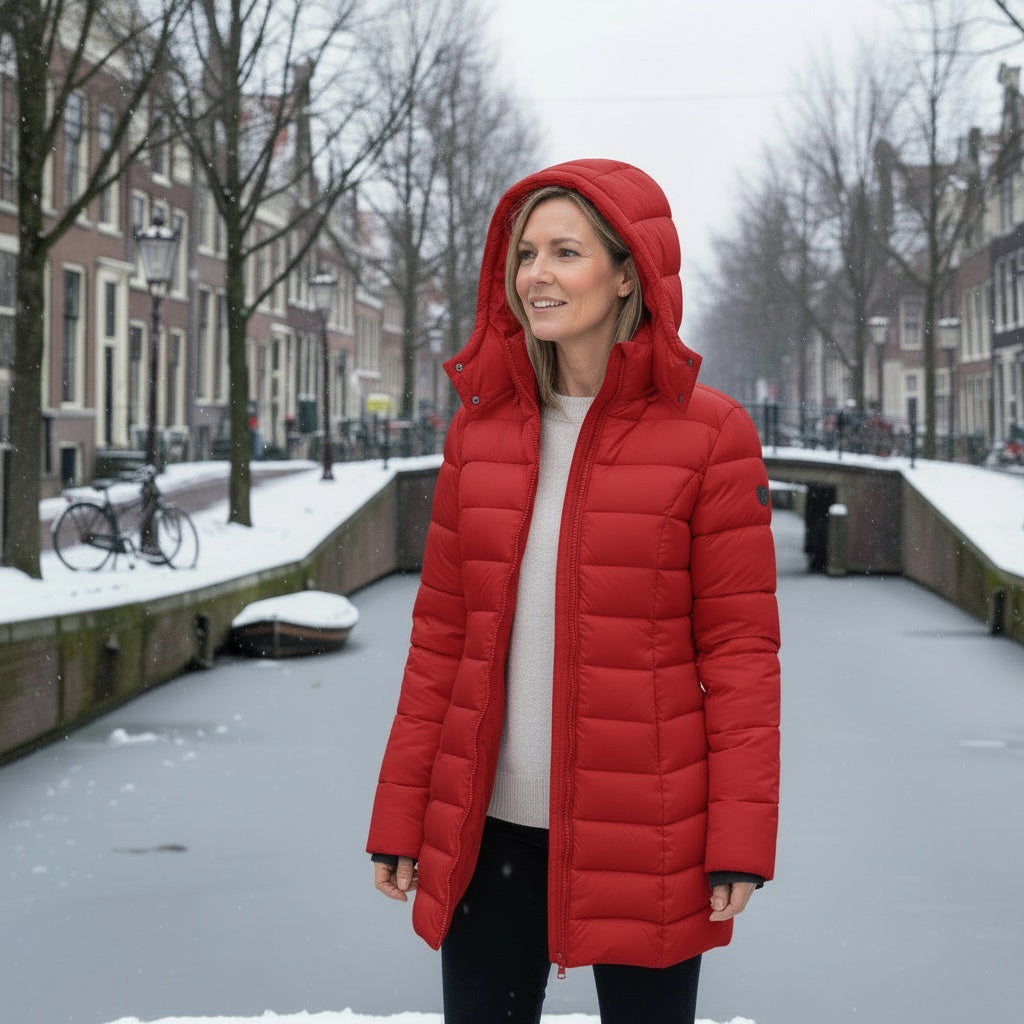 WW | Warm mit Kapuze Daunenjacke Winterjacke für Damen