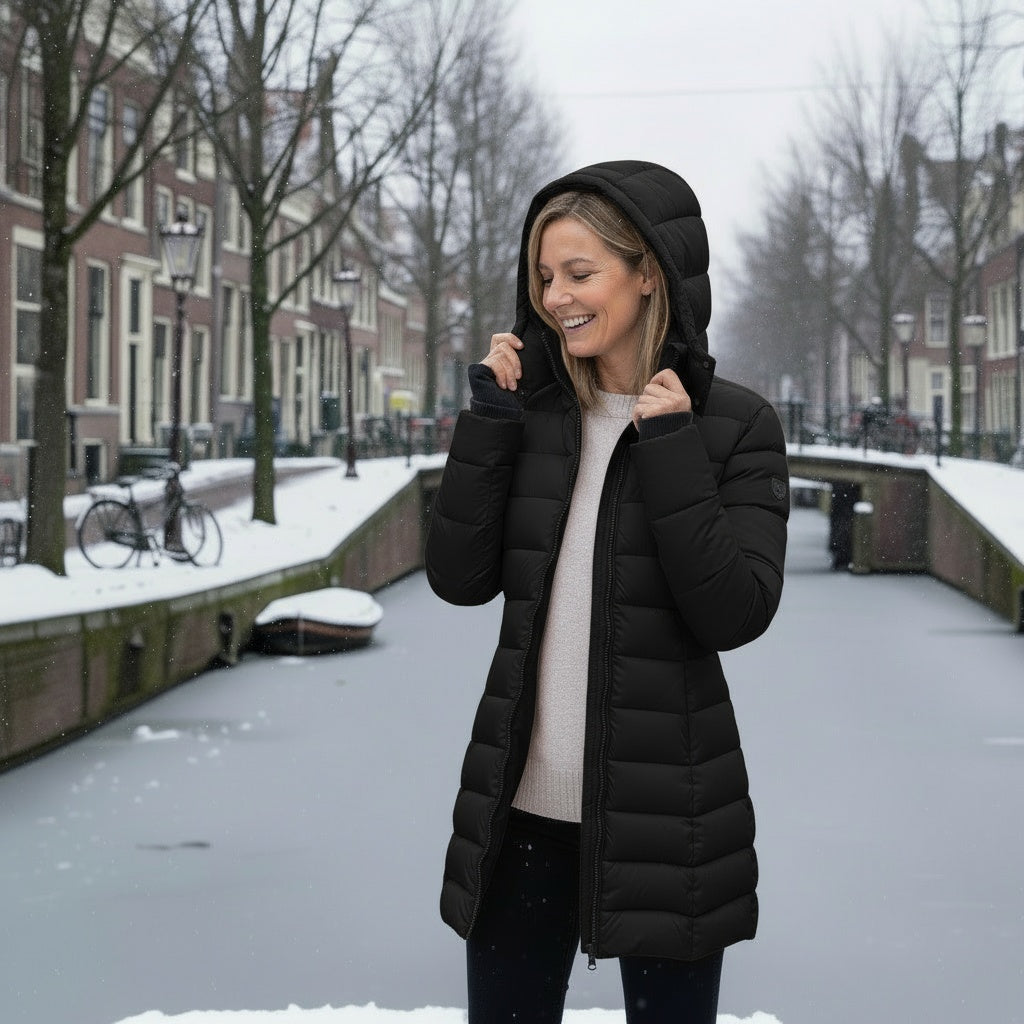WW | Warm mit Kapuze Daunenjacke Winterjacke für Damen