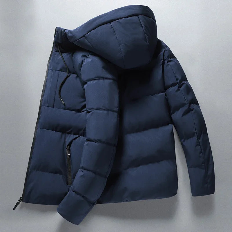 WW | Warme Wasserabweisende Winterjacke mit Kapuze für Herren