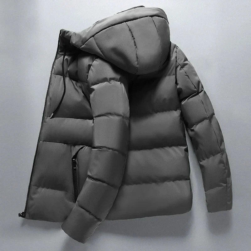 WW | Warme Wasserabweisende Winterjacke mit Kapuze für Herren