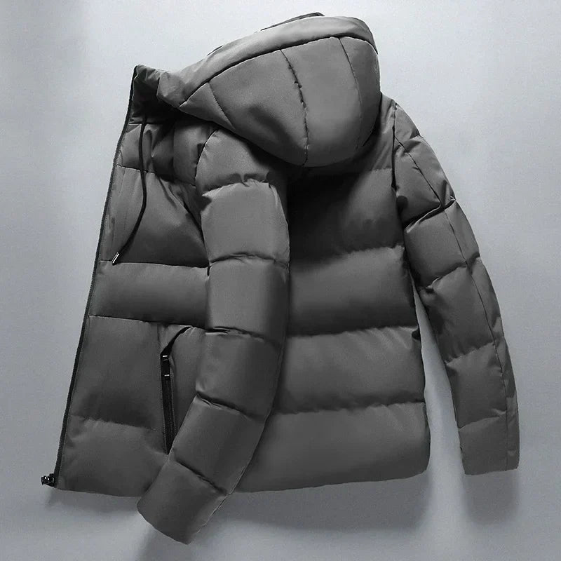 WW | Warme Wasserabweisende Winterjacke mit Kapuze für Herren