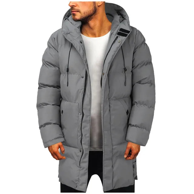 WW | Hooded Mid-length Down Jacket