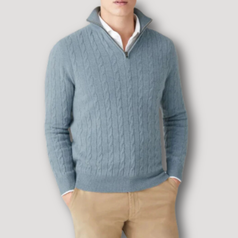 WW | Men's Italian Zip-Up Jumper