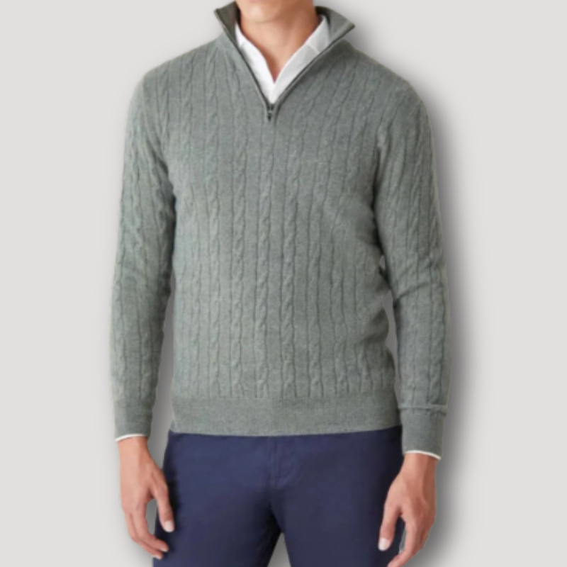WW | Men's Italian Zip-Up Jumper