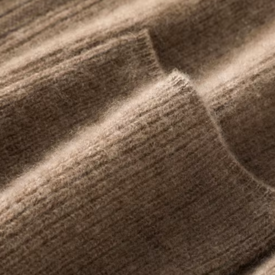WW | Damen Merino Strickjacke mit Reißverschluss und langen Ärmeln