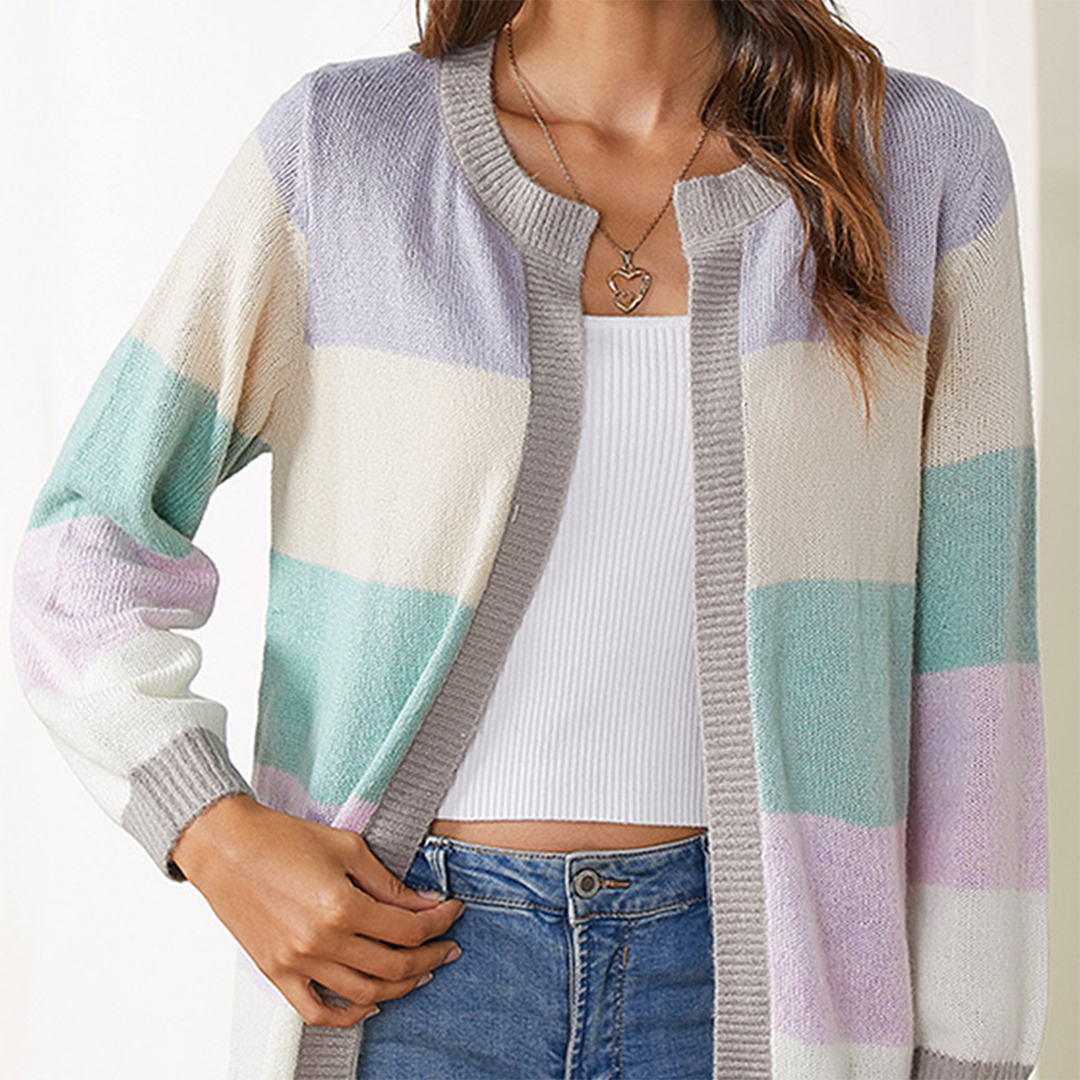 WW | Klassische Bequeme Strickjacke Für Damen