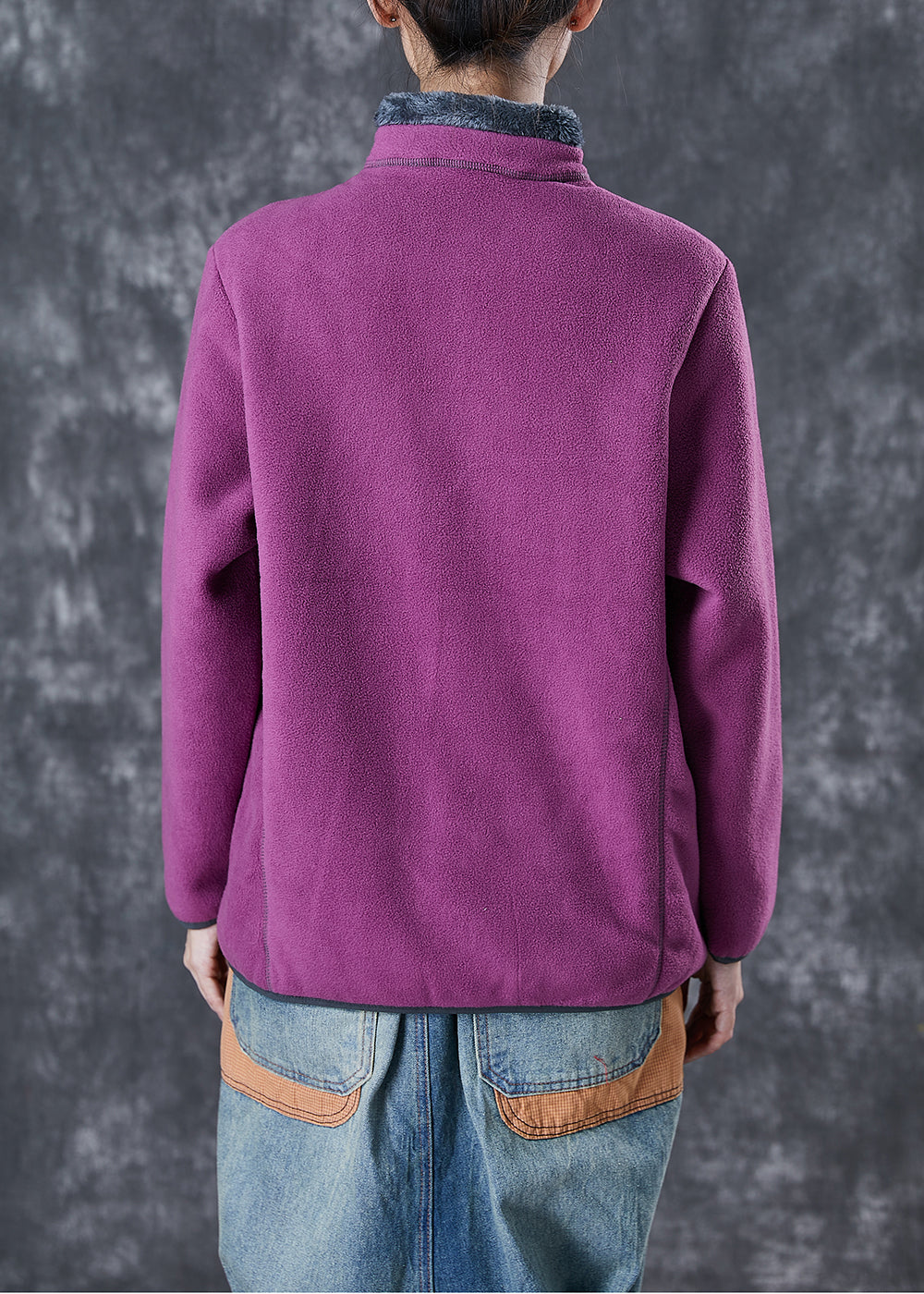 WW | Embroidered Warm Fleece Jackets Winter