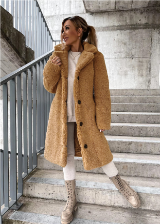 WW | Winter-Sherpa für Frauen, schick, gemütlich, elegant und flauschig