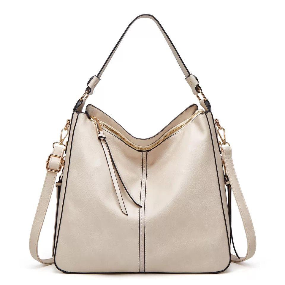 WW | Leder Tasche Mit Großer Kapazität Und Seitenfächern